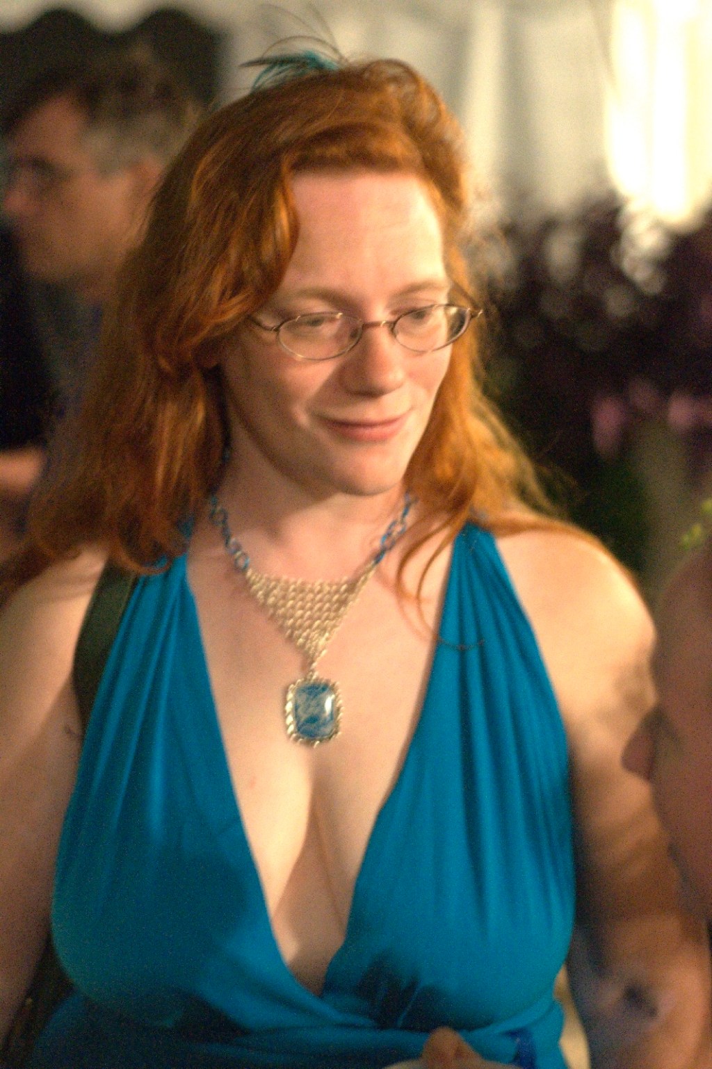 Blue dress at LibertyCon