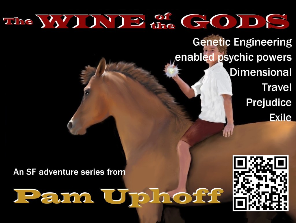 Wine of the Gods Series Postcard
