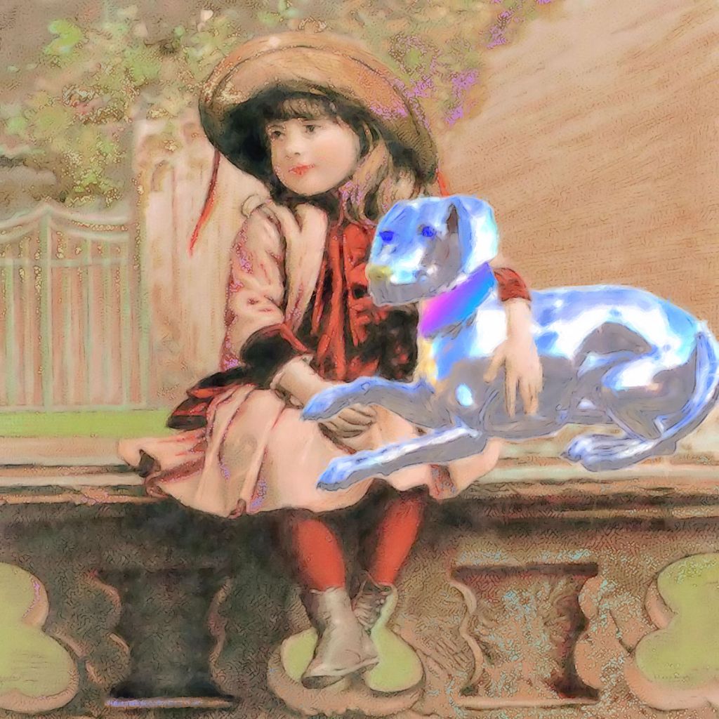 Heloise and her&nbsp;dog