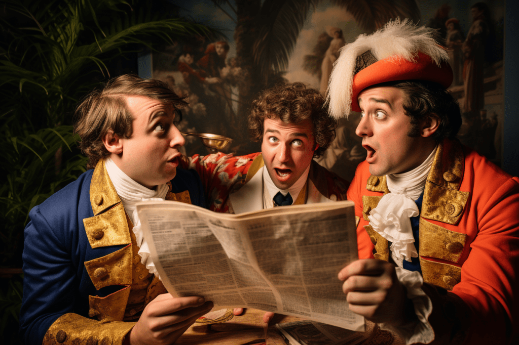 Spreading the news&nbsp;offstage